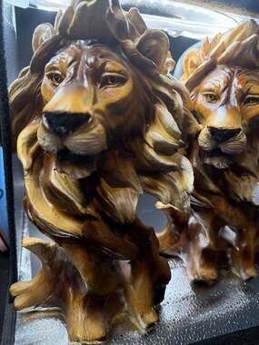 Ebros Gift Mufasa The Wise Lion King of the Jungle set of 2